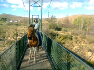 The way people get around - in Bethesda - horse back. 