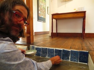 Johan Bauer takes a step