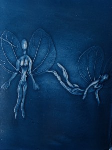 Detail of tile on give-away